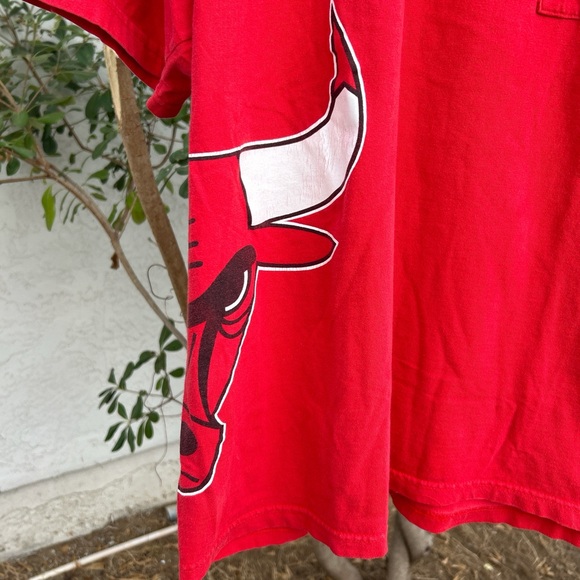 Vintage 90s Chicago Bulls Sports Fan Pocket T-Shirt NBA Sz XL - Picture 4 of 7